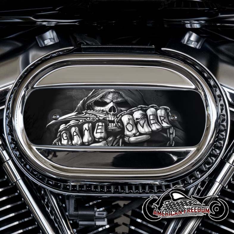 Harley Davidson M8 Ventilator Insert - B&W Game Over